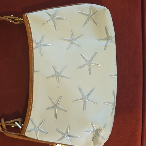 🤍🩶VINTAGE BRAHMIN Silver Atlantic Starfish Mini Shoulder Bag 🩶🤍 - Picture 5 of 10